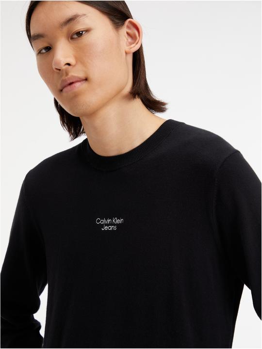 Produktbild Calvin Klein Jeans Jeans Stacked Logo Crew Neck - 55849 (XL)