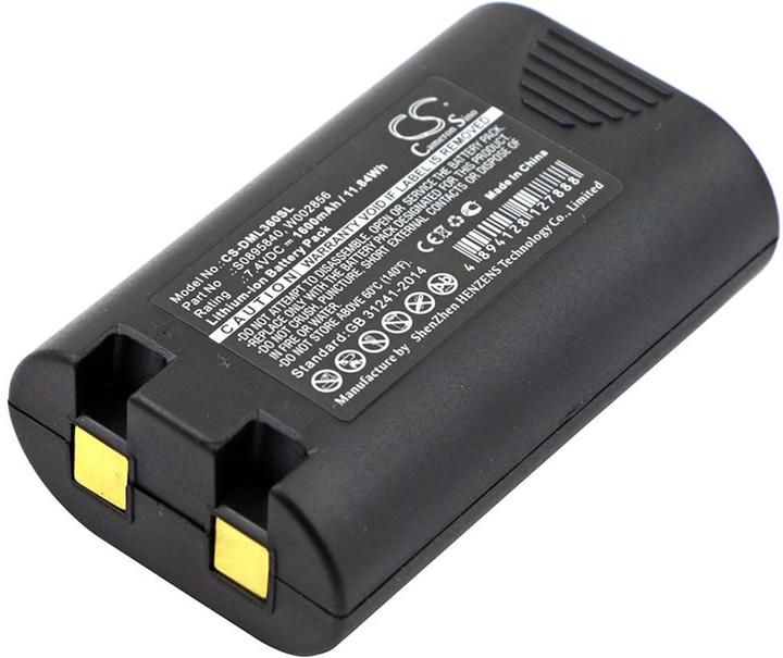 Beltrona Printer battery 7.4 V 1600 mAh replaces original battery 1759398, S0895840, W002856 BELDML360SL (1 pcs., Device specific, 1600 mAh)