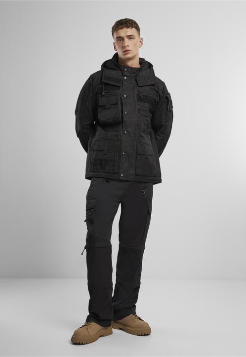 Actual product image Brandit Performance outdoor jacket size S colour black (S)