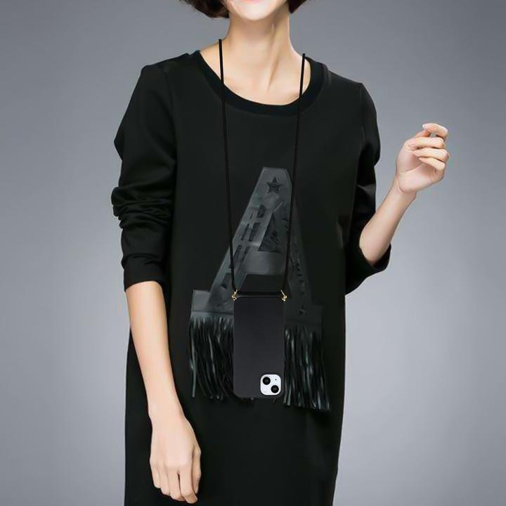 Produktbild König Design Handykette Hülle Handy Schutz für Apple iPhone 15 Case Cover Bumper Etuis Kette