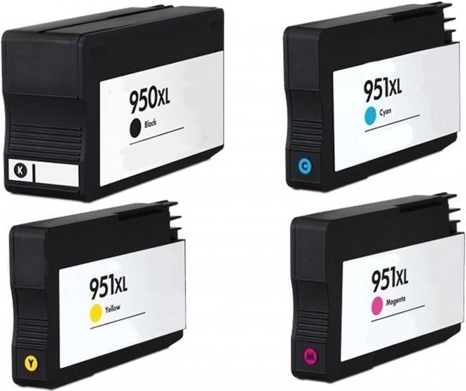 Produktbild Hermex Kompatible Tintenpatrone XL für HP OfficeJet Pro 8620 e-All-in-One (M, C, BK, Y)