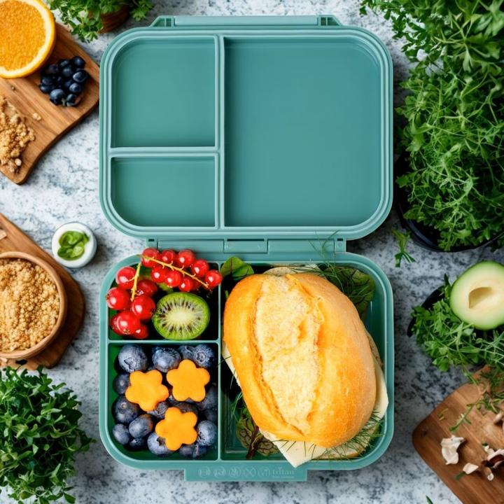 Produktbild Lekkabox Mini Classic Lunchbox mit 3 Fächern & Trenner
