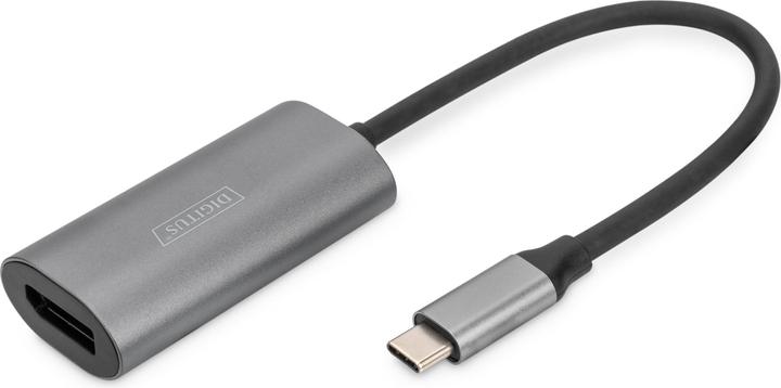 Produktbild Digitus USB-C™ - DisplayPort Grafik-Adapter, UHD 8K / 30 Hz (USB Typ-C, 25 cm)