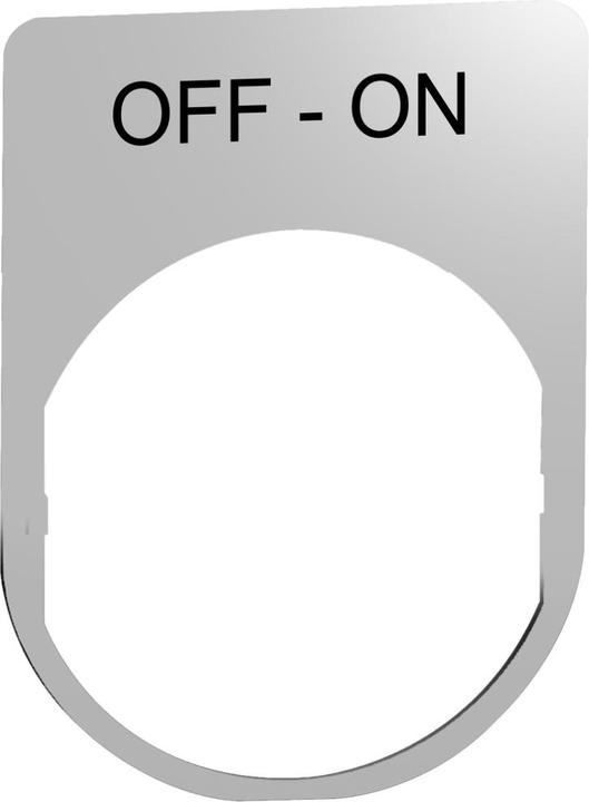 Actual product image Schneider Electric Label holder 30x40mm, with lettering ZBYM2367