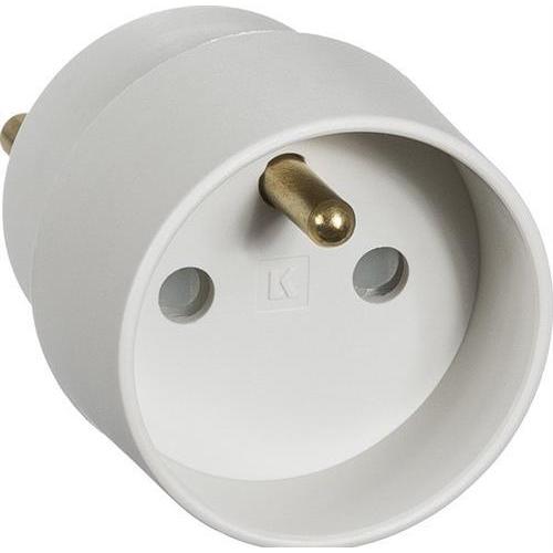 LK Hybridstecker-AdapterDk-Masse auf Pin-Masse 16Alysegrau, Elektronikkabel + Stecker, Grau