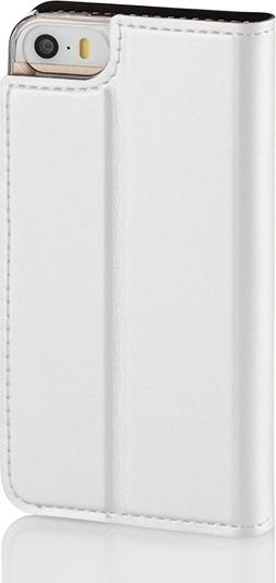 Produktbild Wave BookCase case, iPhone SE / 5S / 5, white (Apple iPhone 5, Apple iPhone 5s, Apple iPhone SE)