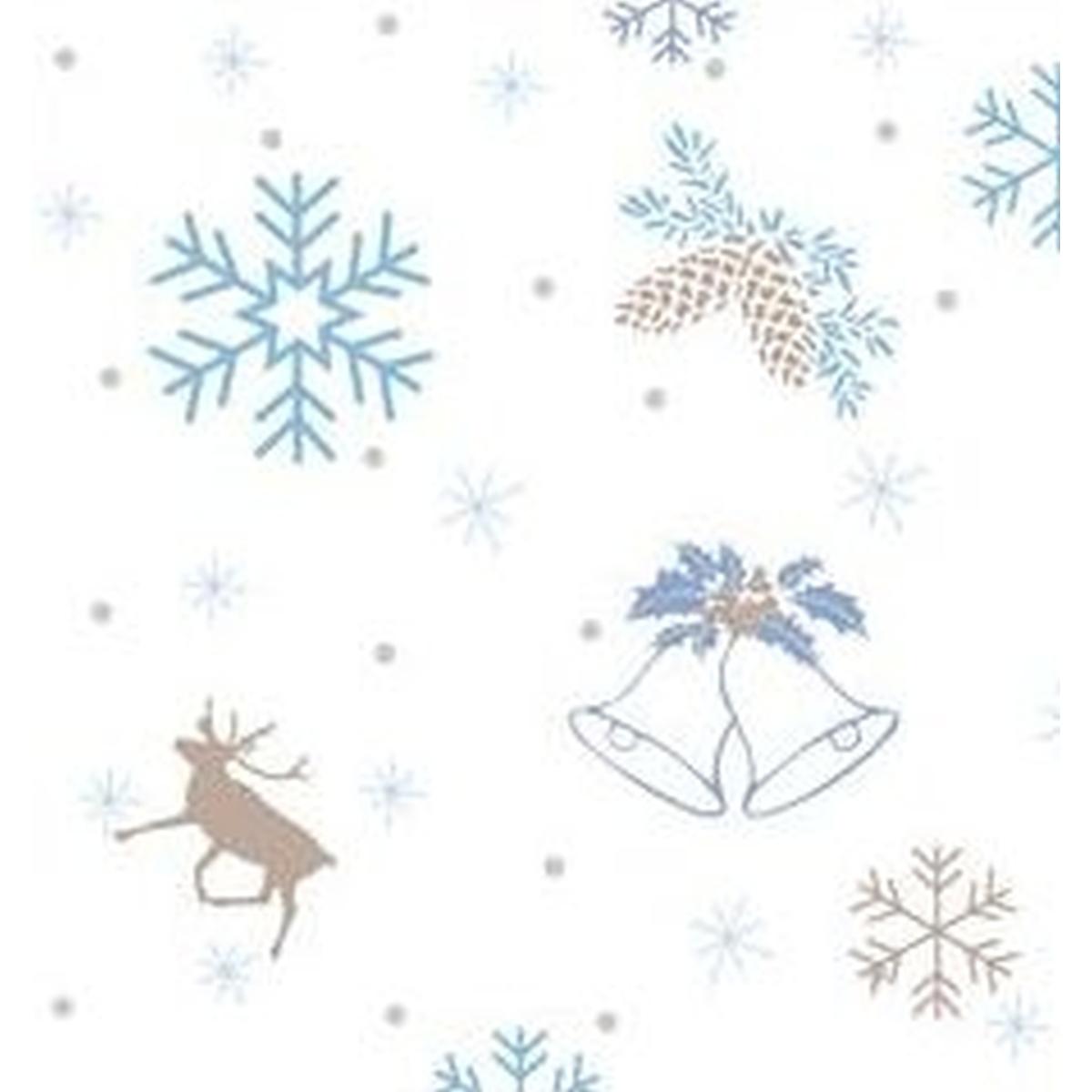 Ursus, Bastelpapier, Transparentpapier 115 g/qm A4 VE=25 Blatt Classic Christmas blau/braun Motiv 5 (115 g/m², 1 x)