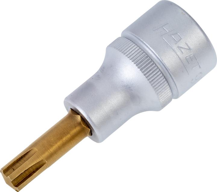 HAZET Schraubendreher-Steckschlüsseleinsatz 991-8 ∙ Vierkant12,5 mm (1/2 Zoll) ∙ Innen Keilprofil R…