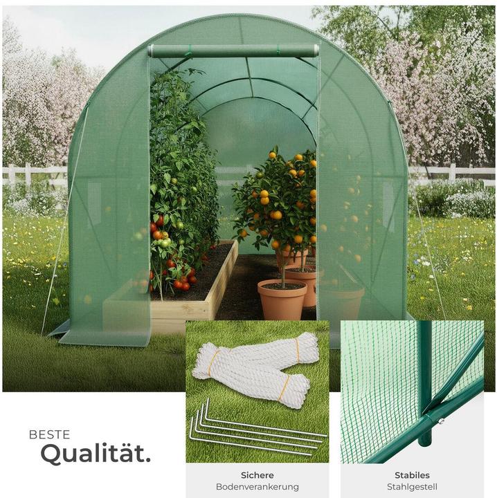 Produktbild tectake Gewächshaus Folientunnel