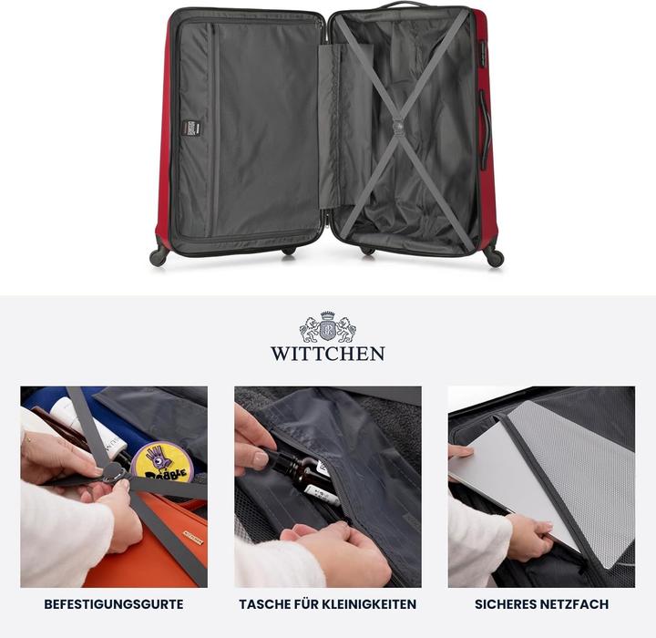 Image du produit Wittchen Valise trolley à coque rigide ABS avec roues multidirectionnelles et système de verrouillage (49 l)