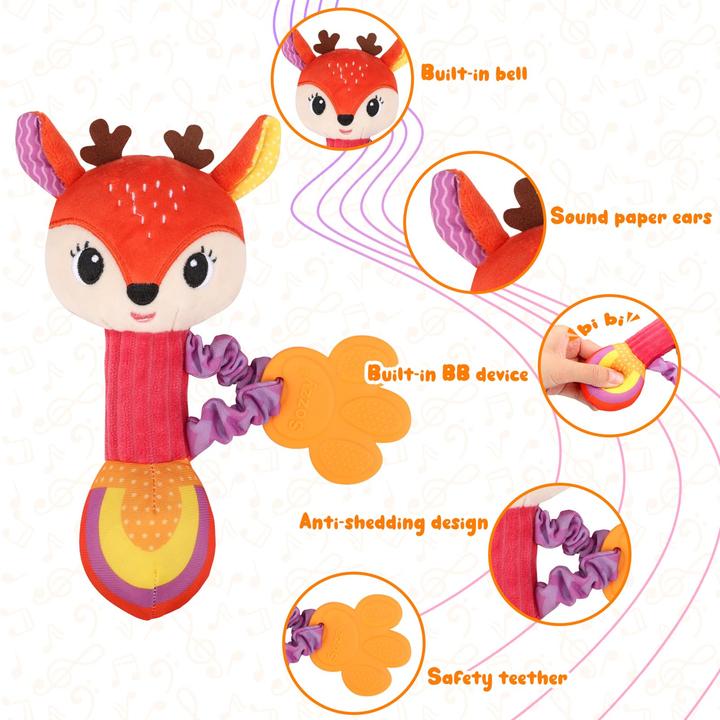 Produktbild Activity Board Packung mit 2 Babyrasseln, Greifling Baby