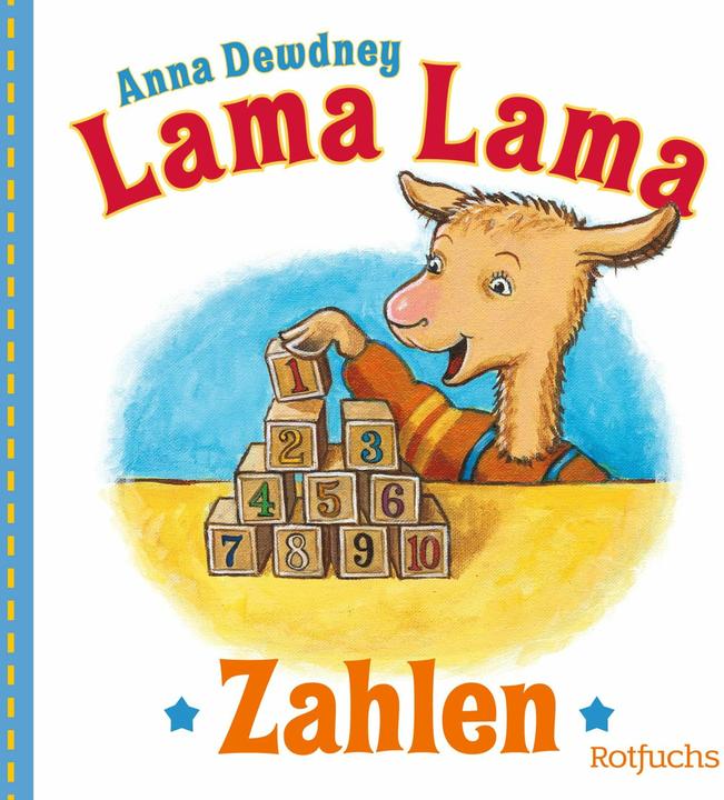 Actual product image Rotfuchs Lama Lama Zahlen (German, JT Morrow, Anna Dewdney, Rusalka Deer, 2024)