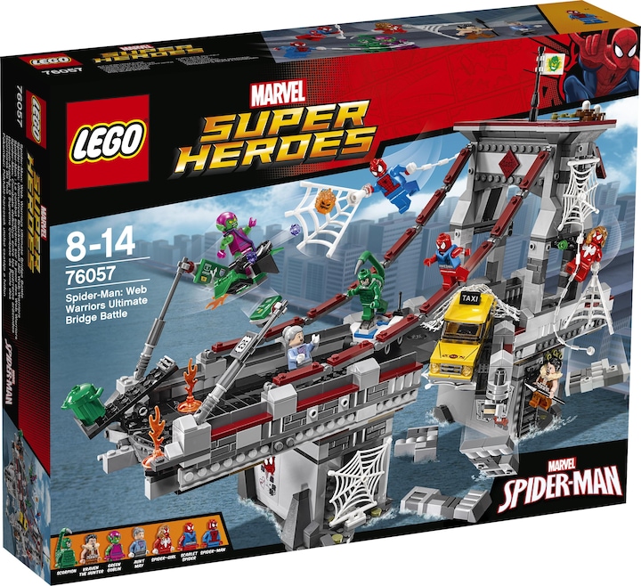 LEGO Spider-Man: Web Warriors ultimate bridge battle (76057, LEGO Marvel)