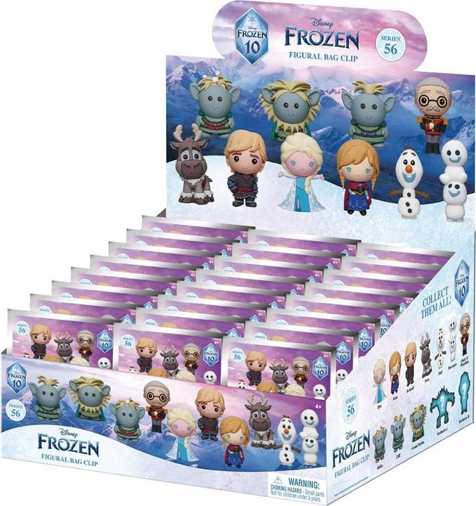 Produktbild Monogram Int. Die Eiskönigin - Völlig unverfroren 3D PVC-Taschenanhänger 10th Anniversary Series 59 Display (24)