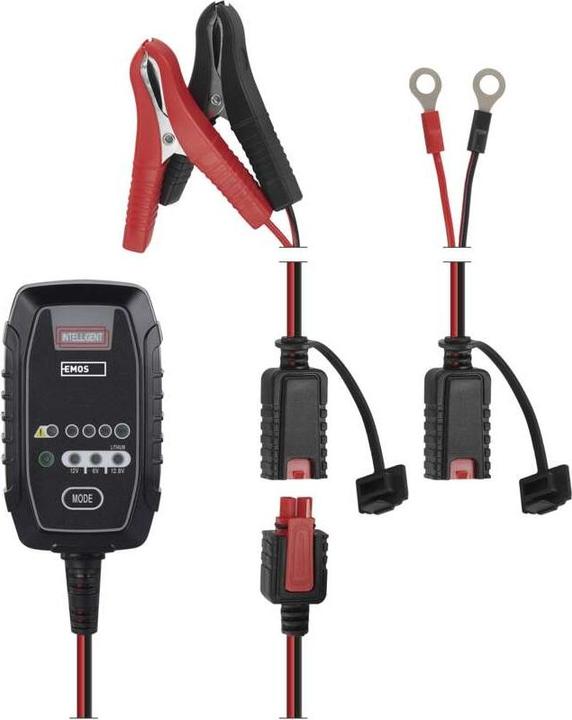 Produktbild Emos Autobatterieladegerät /12V 0,8A (12V, 6V, 0.80 A)