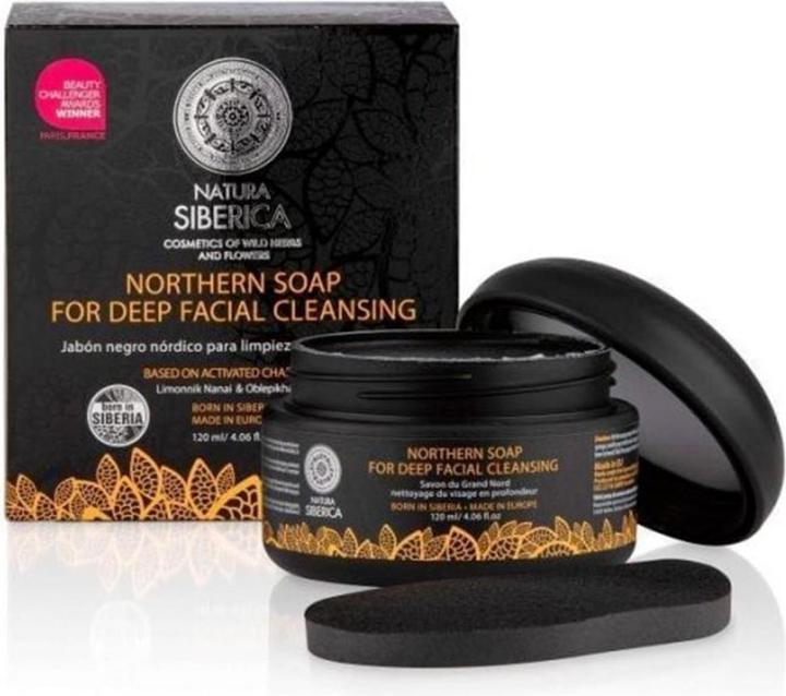 Immagine prodotto Natura Siberica Sapone del Nord per la pulizia profonda del viso (Salviette detergenti per il viso, 120 ml)