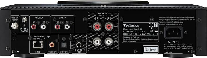 Image du produit Technics SA-C100 (Bluetooth, WiFi, 1x 100 W)