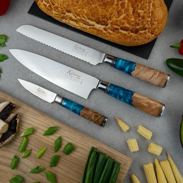 Produktbild Katana Saya Elements 3-teiliges Messerset für vielseitige Küchenarbeiten