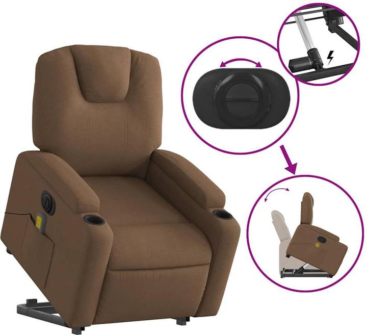 Image du produit vidaXL Massagesessel mit Aufstehhilfe