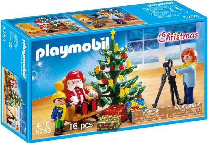 Produktbild Playmobil Figurenset Weihnachten 5753 Foto mit dem Weihnachtsmann (5753)