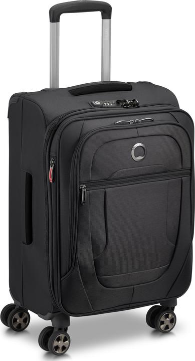 Actual product image Delsey Helium DLX Expandable -matkalaukku, musta (43 l)