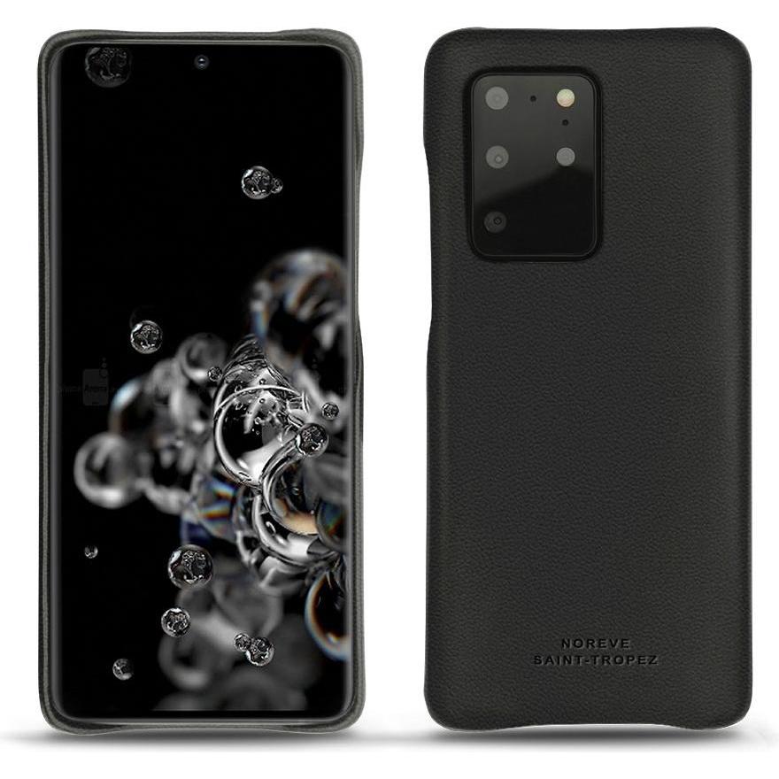 Noreve Lederschutzhülle (Samsung Galaxy S20+ 5G), Smartphone Hülle, Schwarz