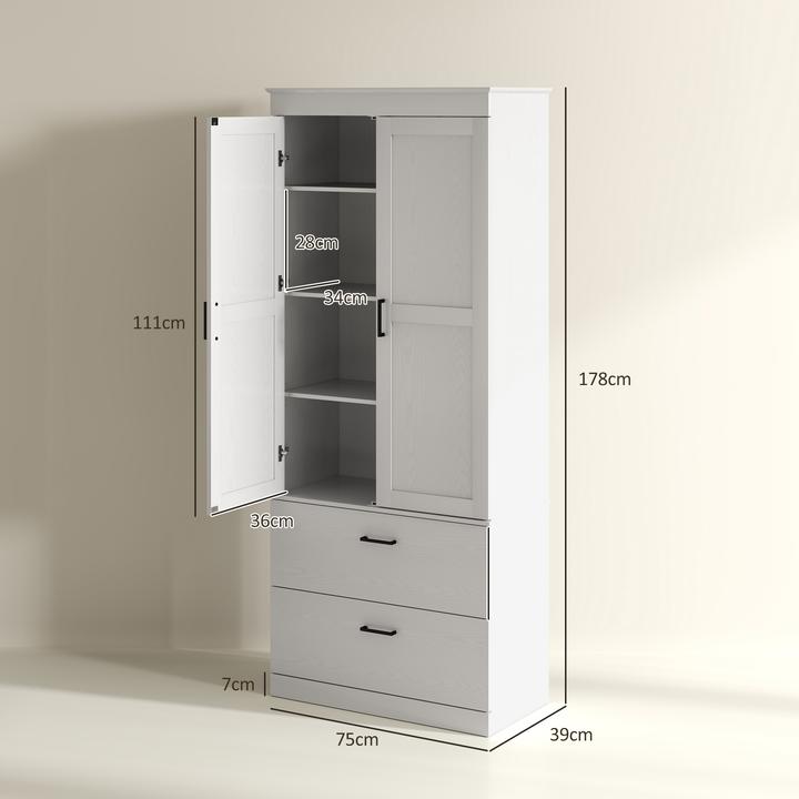 Produktbild Homcom Küchenschrank (39 x 39 x 178 cm)