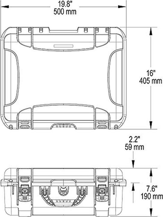 Produktbild Nanuk Kunststoffkoffer 930 - mit Schaum Graphit (Fotokoffer, 26.50 l)
