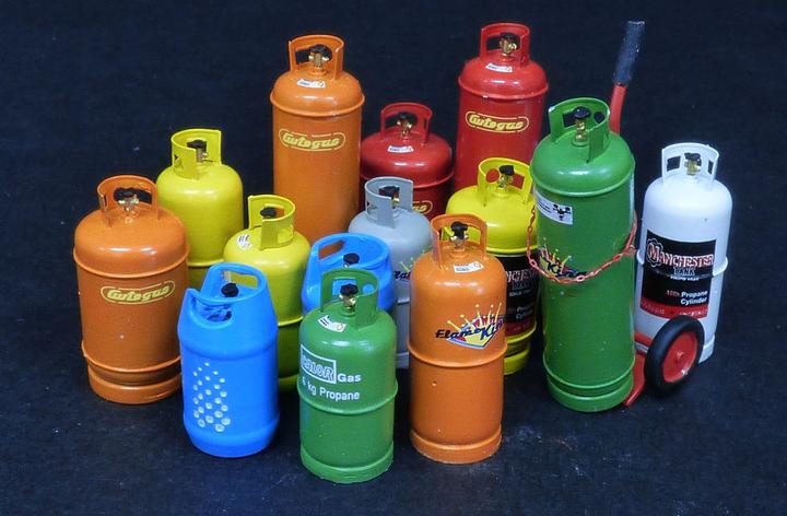 Actual product image Plus Model Gas bottles-big