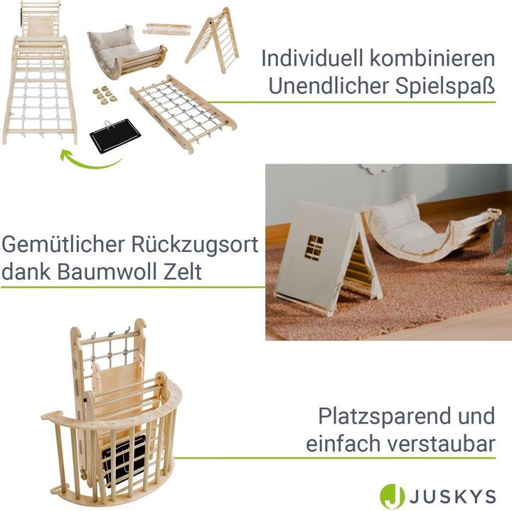Produktbild Juskys Kletterdreieck Movario Indoor