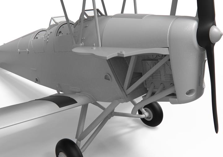 Actual product image Airfix Kit de Havilland D.H.82a Tiger Moth 1:48