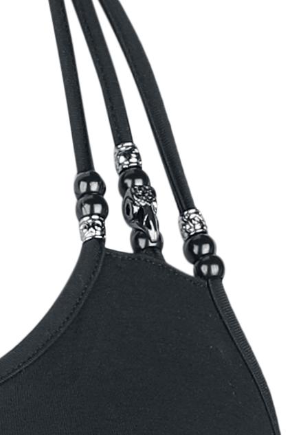 Produktbild Black Premium Essential Top mit Perlen (S)