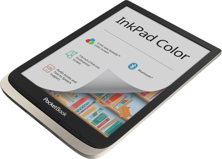 Image du produit PocketBook InkPad Color (7.80", 16 Go, Lune d'argent)