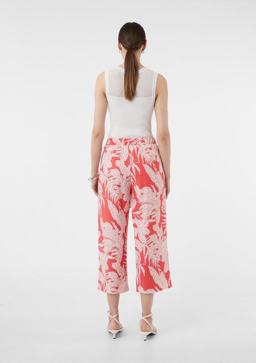 Actual product image Comma Hose Crop-Hose aus Viskosemix im Relaxed Fit mit All-over-Print (46)