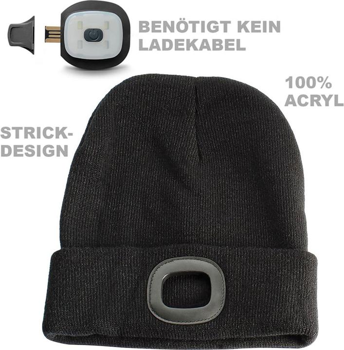 Immagine prodotto Eaxus Cappello a berretto con lampada frontale alimentata a batteria 81260