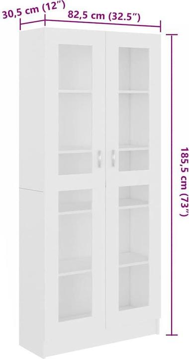 Actual product image VidaXL Gizela (82.5 x 30.5 x 185.5 cm)