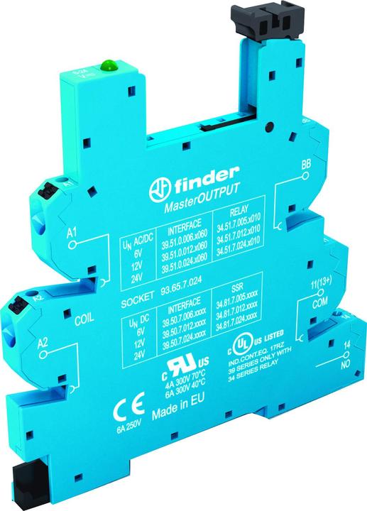 Actual product image Finder Push-in socket (Relay socket)