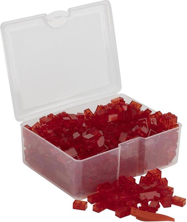 Image du produit Q-Bricks Boîte de briques 300 rouge feu transparent