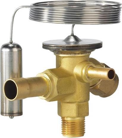 Produktbild Danfoss TE2 R404A/R507A Solmop - Termostatisk ekspansionsventil, 1/2 ODF, 1/4, R404A/R507A
