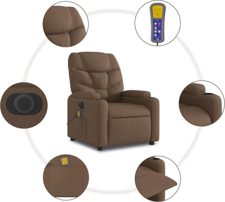 Image du produit vidaXL elektrischer Massagesessel