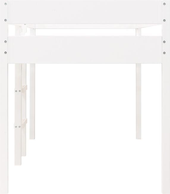 Actual product image ToiToiKids Half Loft Bed 90x200 Mick White (90 x 200 cm)