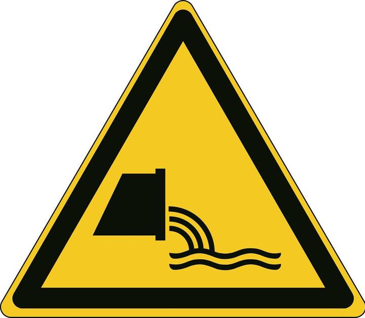 Produktbild Brady ISO-Sicherheitsschild - Warnung vor Abwasserauslass
