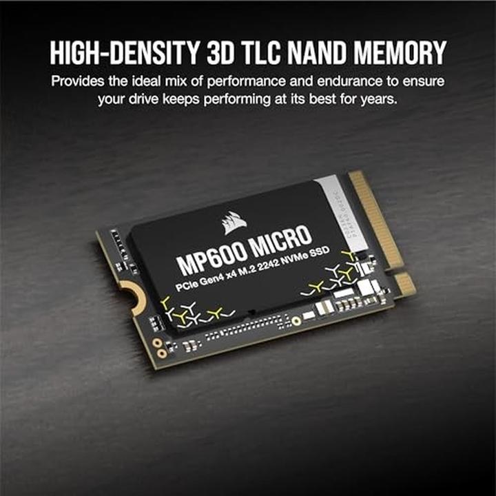 Productafbeelding Corsair MP600 MICRO (1000 GB, M.2 2242)