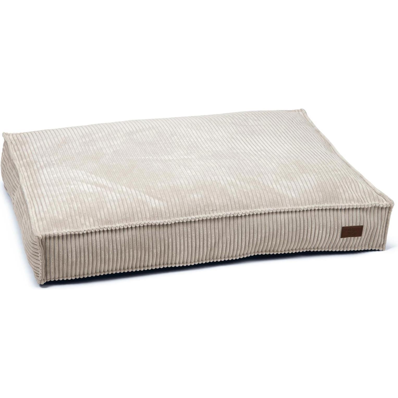 Comparer les prix de Designed by Lotte Coussin nervuré pour chien 100x70x15 cm Gris clair