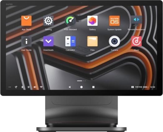 Actual product image Sunmi T3 PRO, GMS-EDLA, 39,6cm (15,6"), Full HD, USB, BT (BLE), Ethernet, WLAN, Android, schwarz Kassens