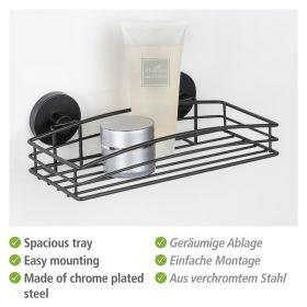 Productafbeelding Wenko Vacuum-Loc wandplank zwart (26 x 14 x 6,5 cm)
