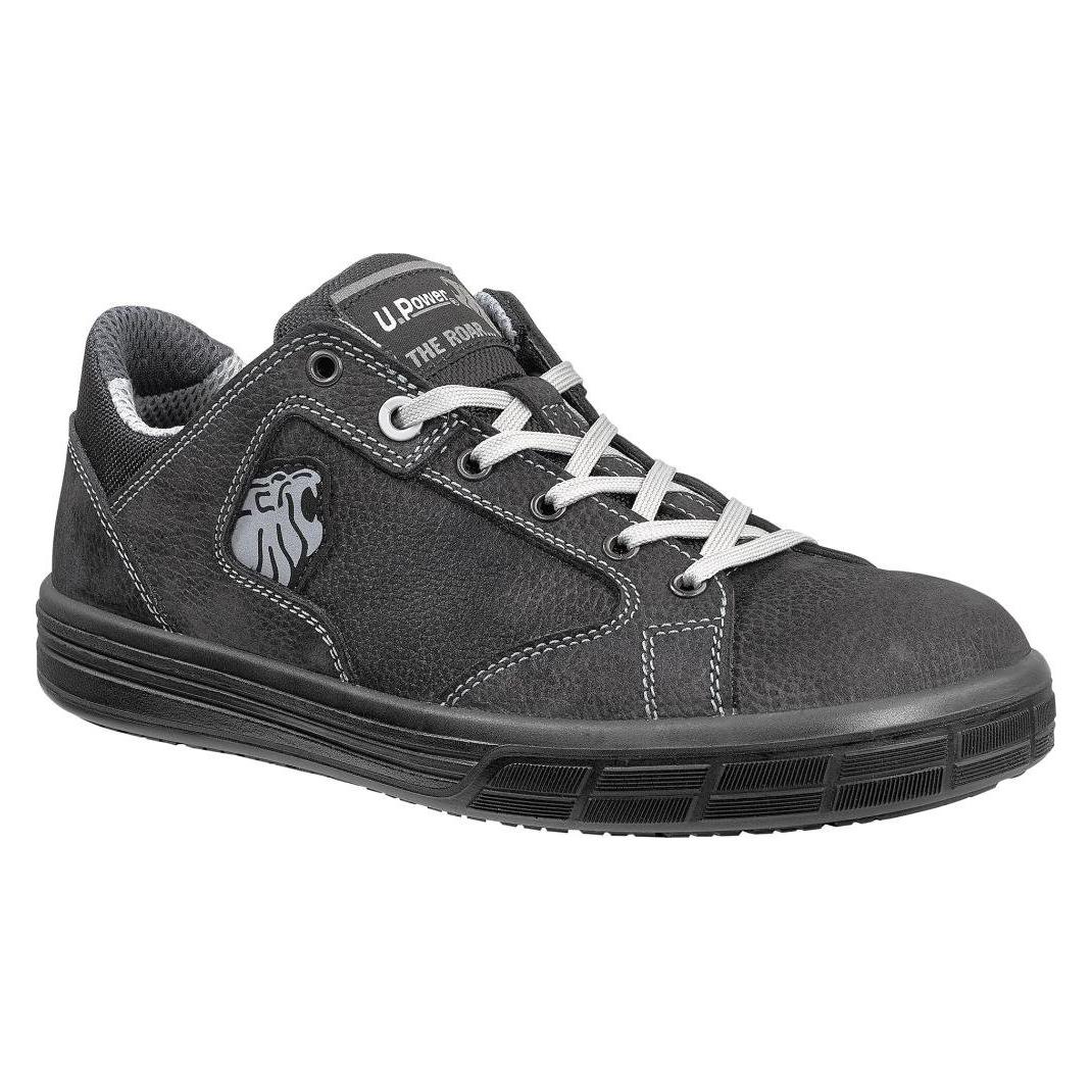 U-Power Uomo Nero Scarpe Da Lavoro, Scarpa Di Sicurezza King Taglia 47 S3 Src En Iso 20345 Pelle Fresata (S3, 47)