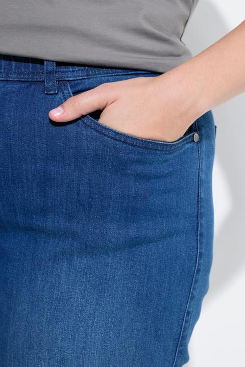 Produktbild Ulla Popken Jeans Mary, weites Bein, Elastikbund (46)