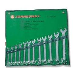 Jonnesway, Schraubenschlüssel, 12-teiliges Ringmaulschlüssel-Set, 8-22 mm, W26112S Tools (22 mm, 8 mm, 10  mm, 14 mm, 21...