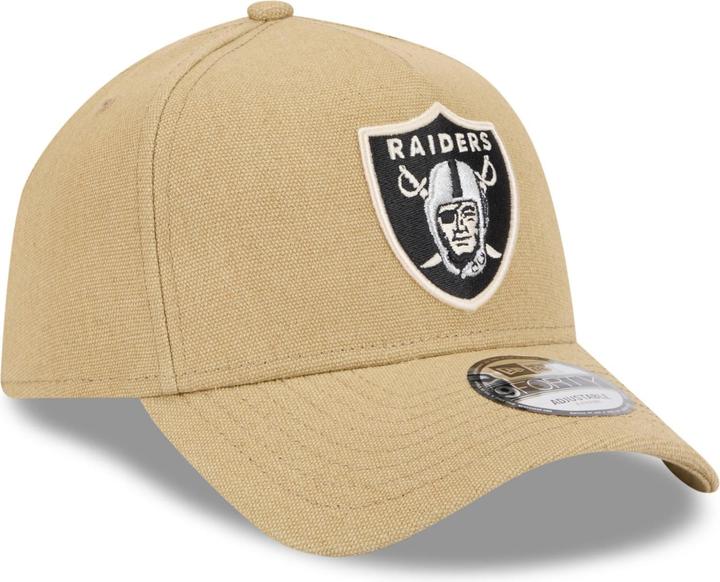 Actual product image New Era A-Frame Trucker Canvas Cap - Las Vegas Raiders beige (One size)